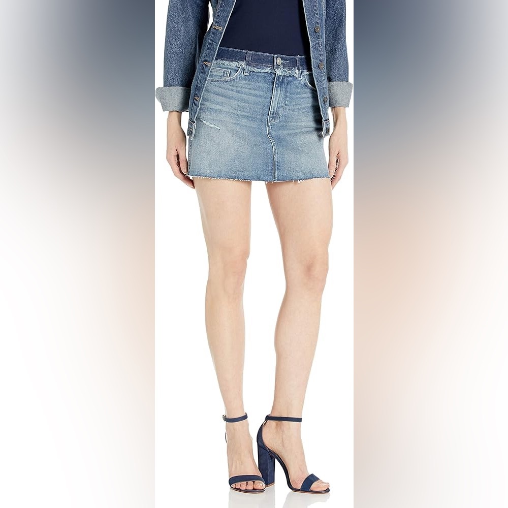 Hudson Jeans Mini Skirt - Picture 7 of 8